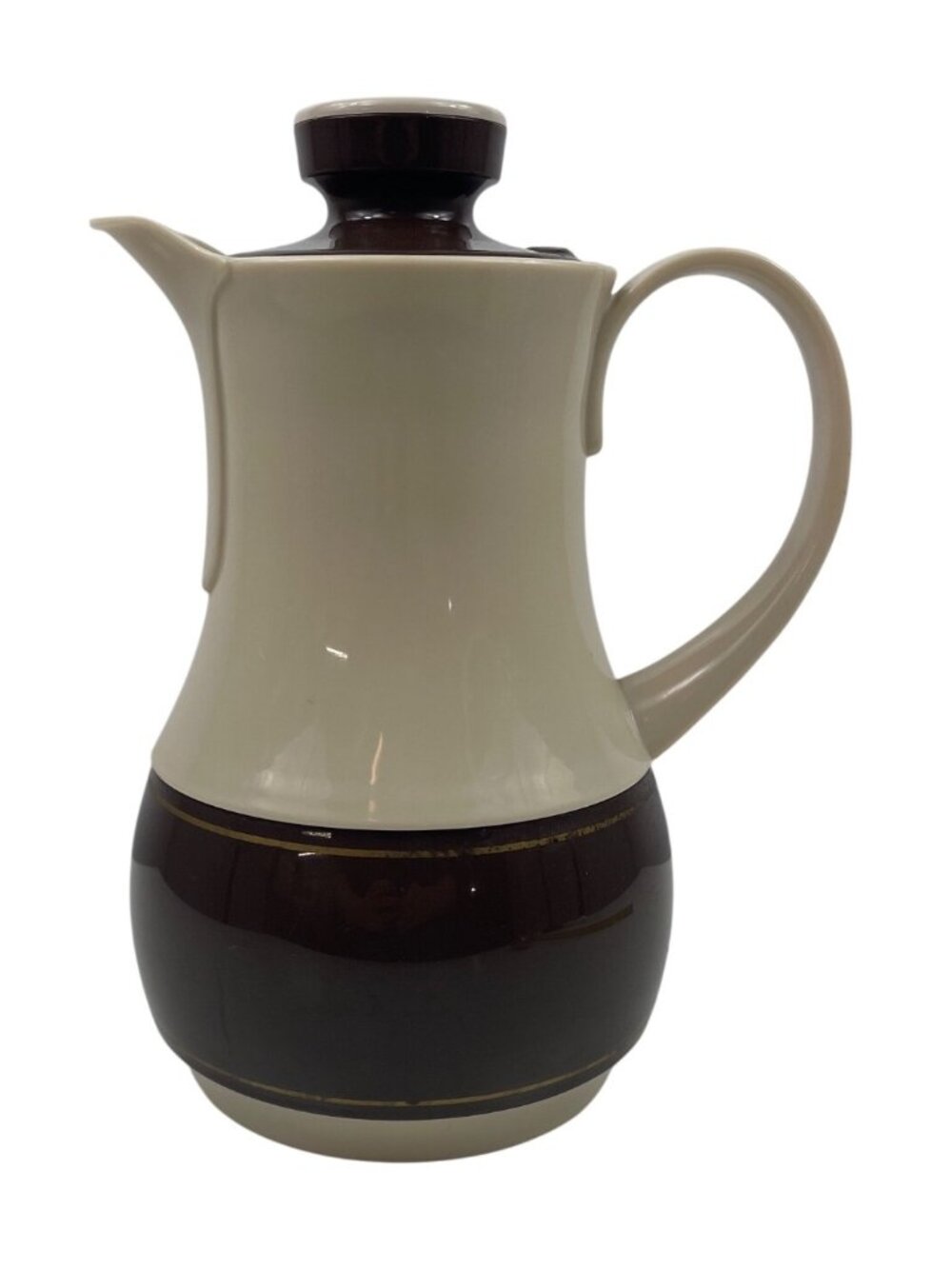 Ingrid Coffee Butler Thermos Carafe #570 West Germany Brown & Beige 32oz